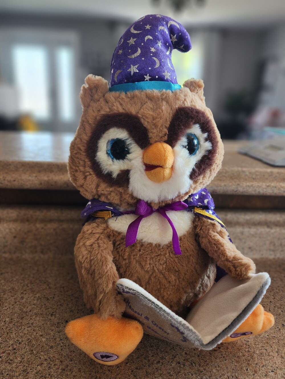 A Book Of Fairytales Cuddle BARN Owl LTD Commodities Stuffed Plush Sound Talking